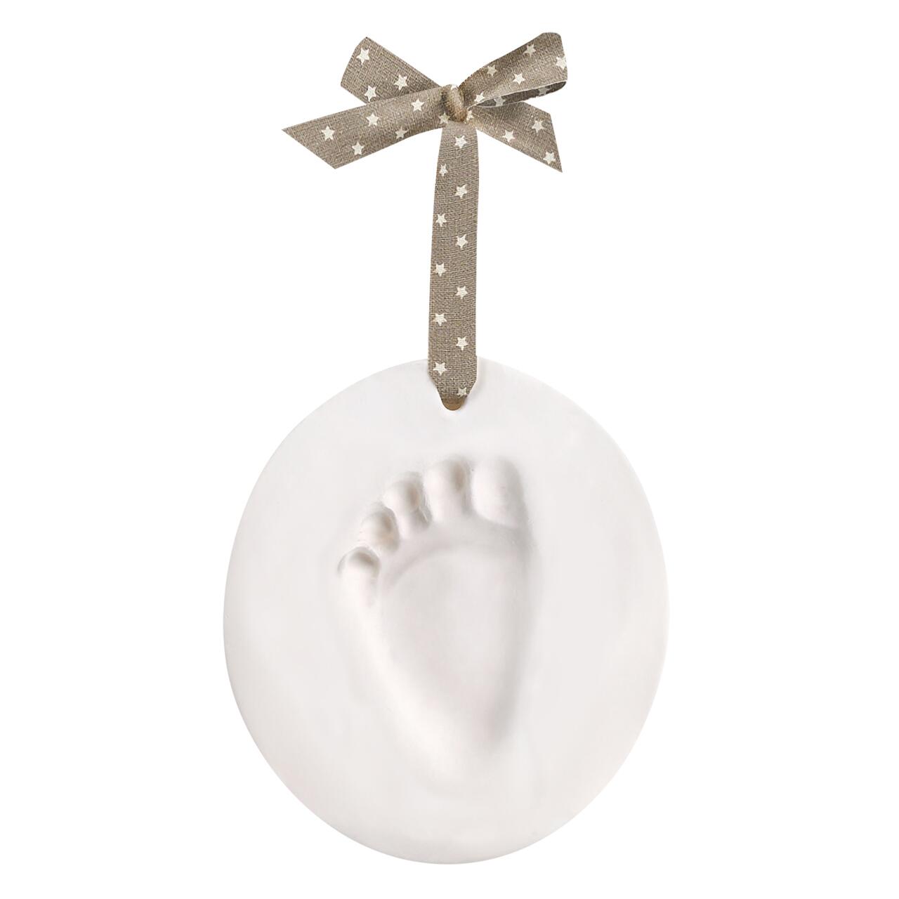 Set dublu organic pentru amprenta mana si picior bebelusi Grunspecht