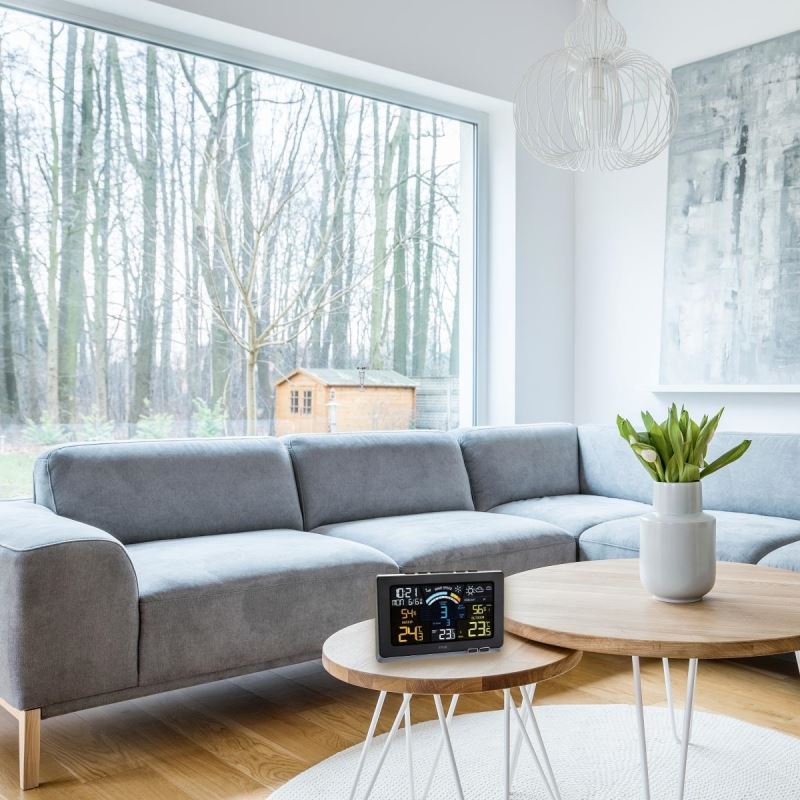 Stație meteo digitală TFA Spring Breeze cu senzor extern wireless și vânt