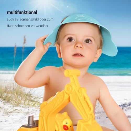 Aparatoare de sampon pentru copii, reglabila, din spuma moale, Reer MyHappyBath