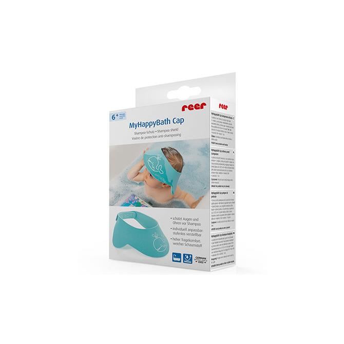 Aparatoare de sampon pentru copii, reglabila, din spuma moale, Reer MyHappyBath