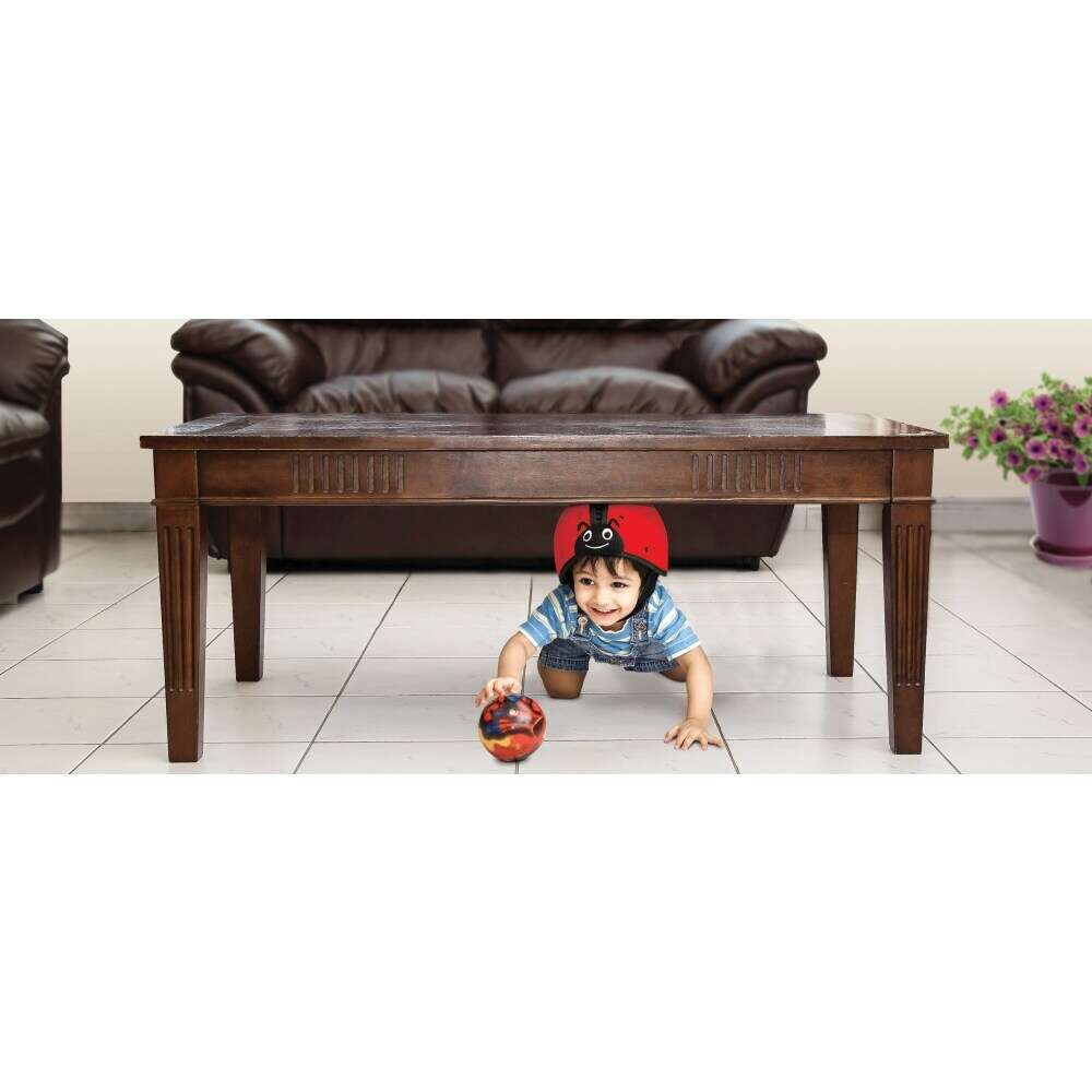 Cască de protecție bebeluși reglabilă, ultraușoară, roșie, 7-24 luni, SafeHead Ladybird