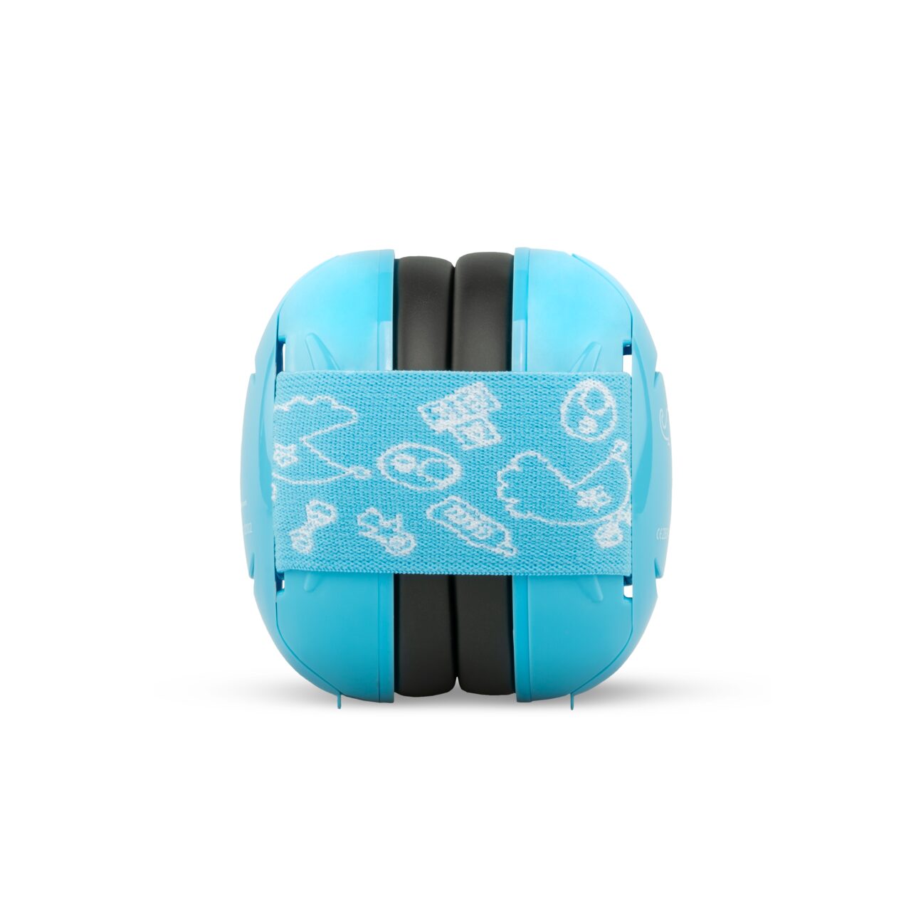 Casti antifonice pentru bebelusi, ofera protectie auditiva de la 0+ luni, 2 bentite reglabile, SNR 25, albastru, SCHALLWERK MINI+ Baby Blue