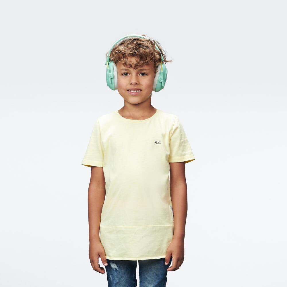 Casti antifonice pliabile pentru copii 5-16 ani, SNR 25, verde menta