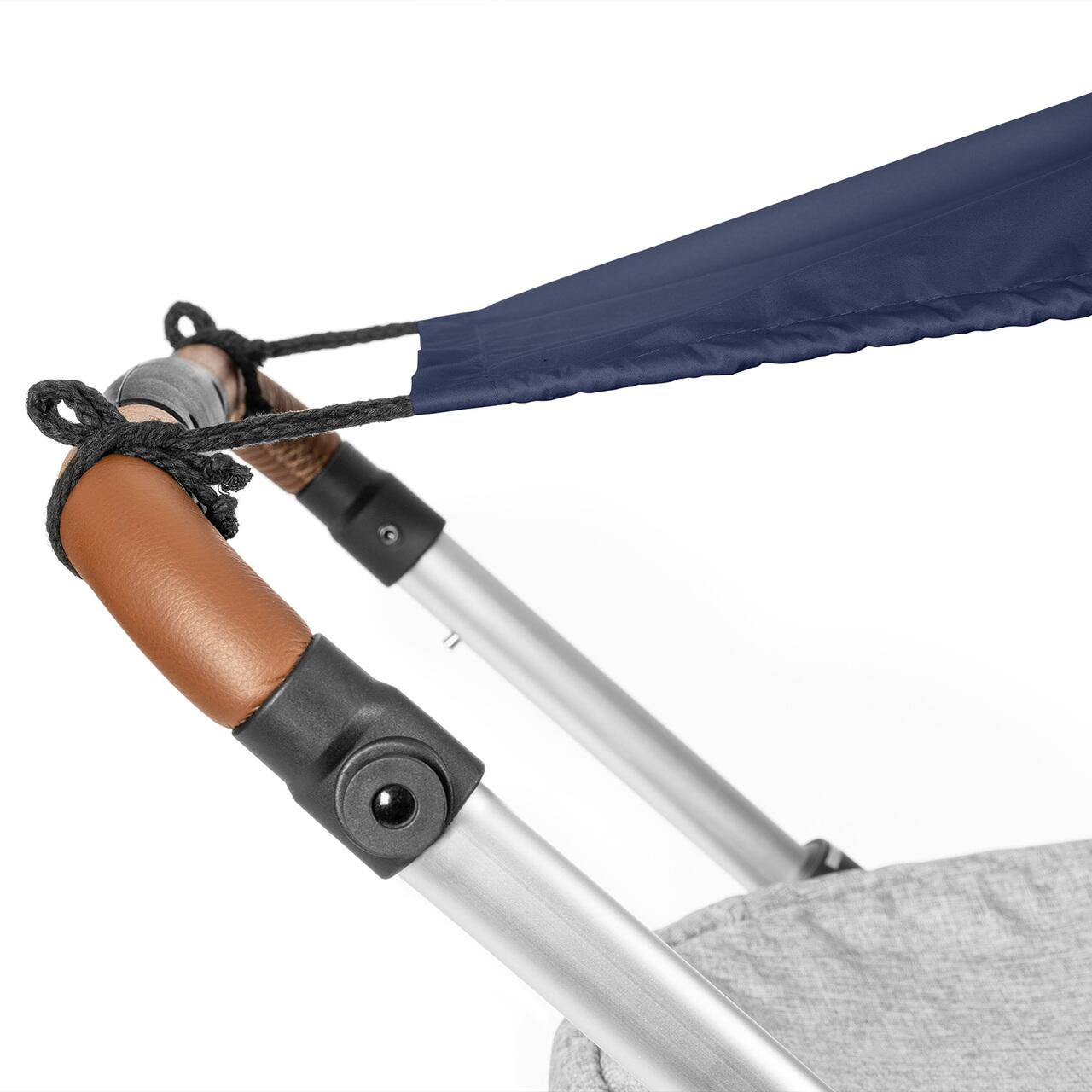 Copertina parasolar universala pentru carucior, UV 50+, bleumarin, Reer