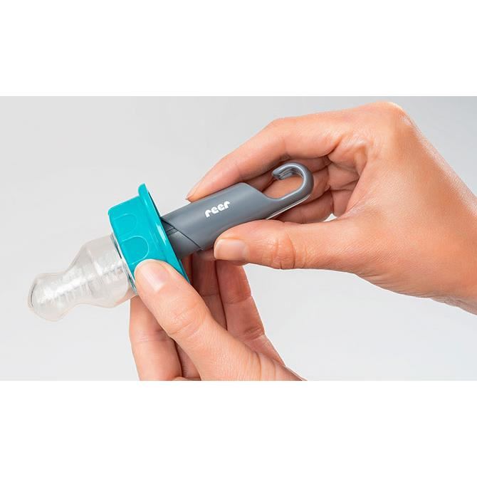 Perie 2in1 pentru curatarea biberoanelor si tetinelor, Reer