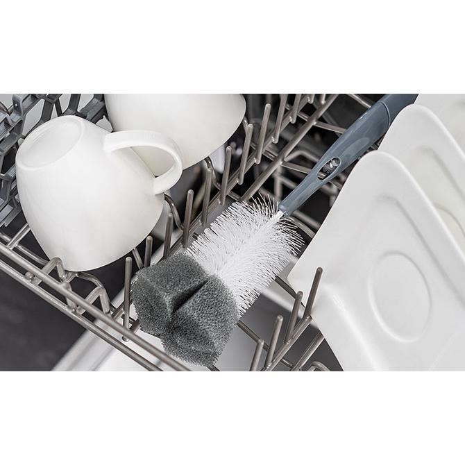 Perie 2in1 pentru curatarea biberoanelor si tetinelor, Reer