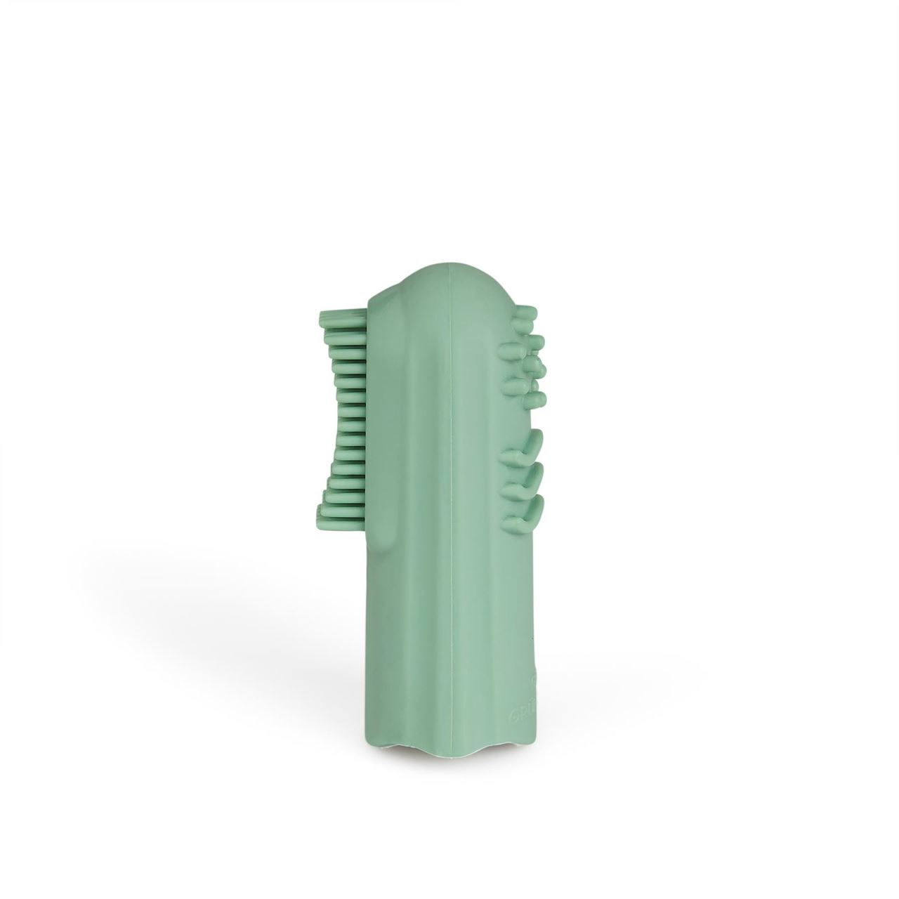 Periuta de dinti pentru bebelusi, din cauciuc natural, pentru folosire pe deget, Gruenspecht 687-00