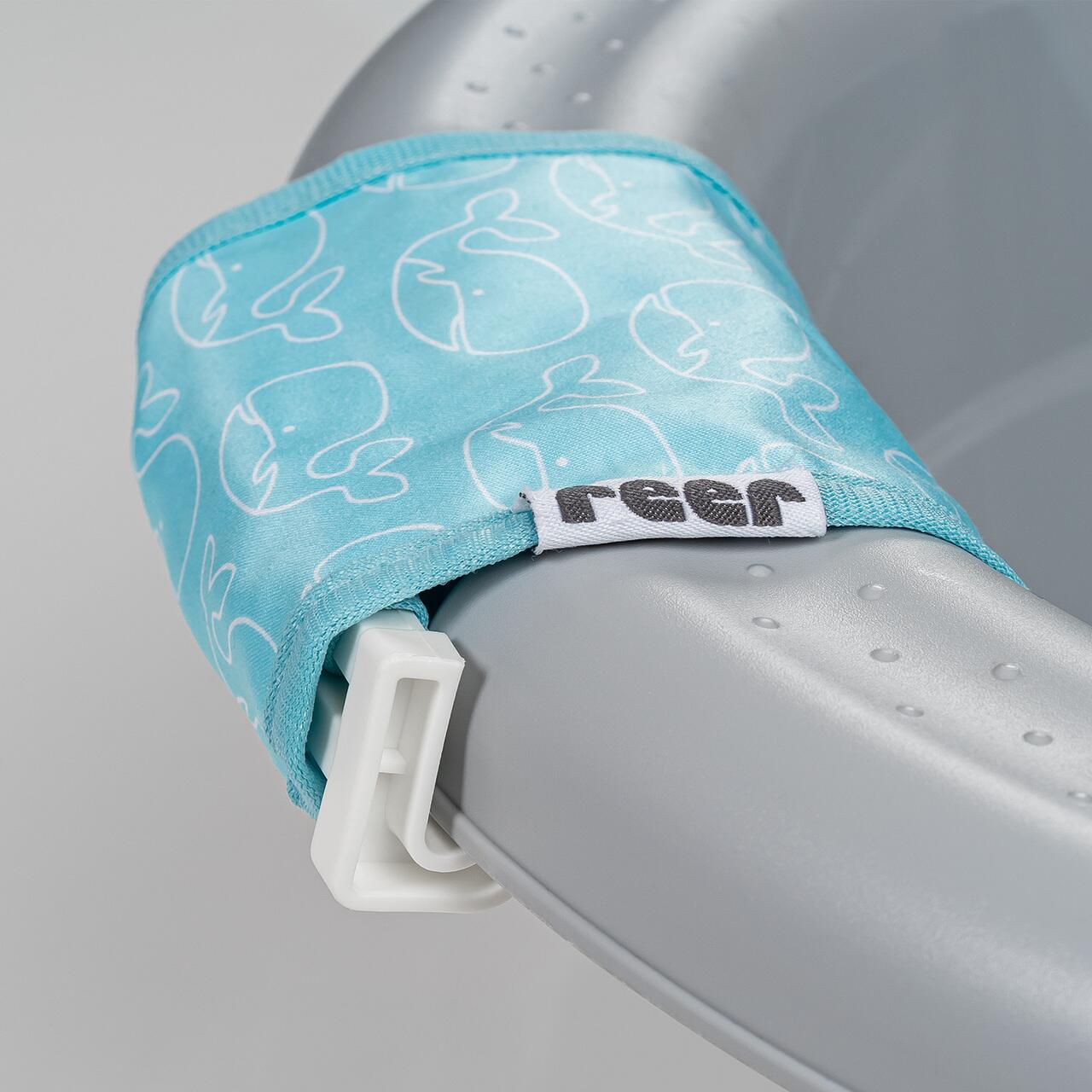 Plasa de baie pentru bebelusi Reer MyHappyBath Sling, reglabila, fara BPA