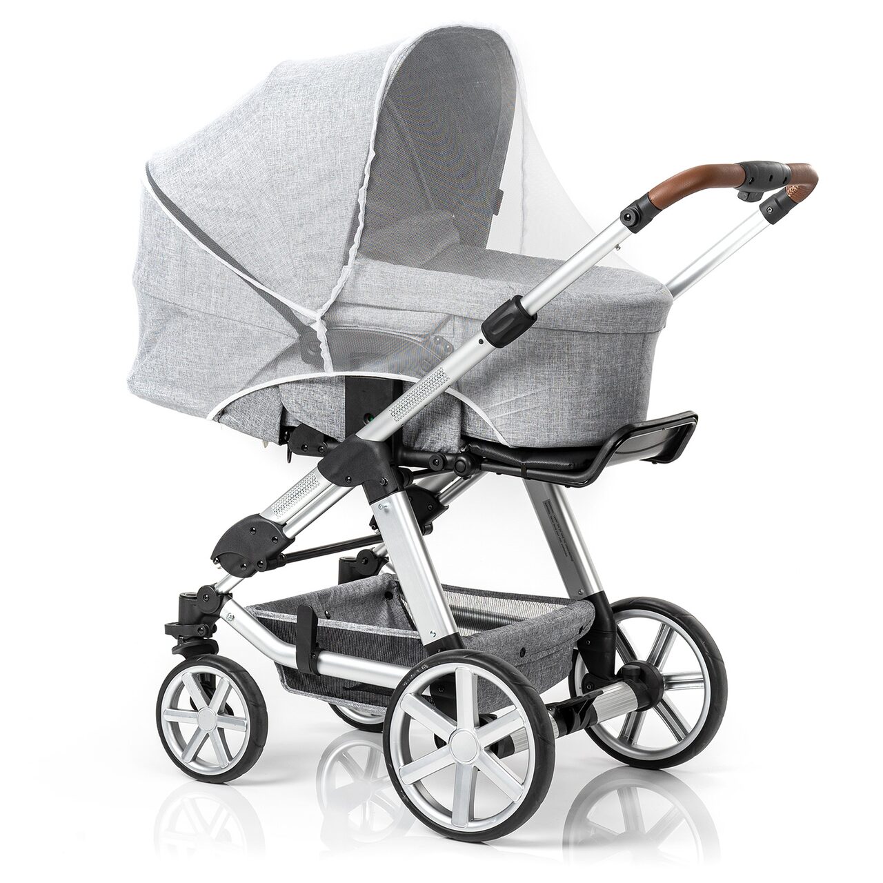 Plasa anti-insecte universala pentru carucior bebe, alba, Reer BiteSafe