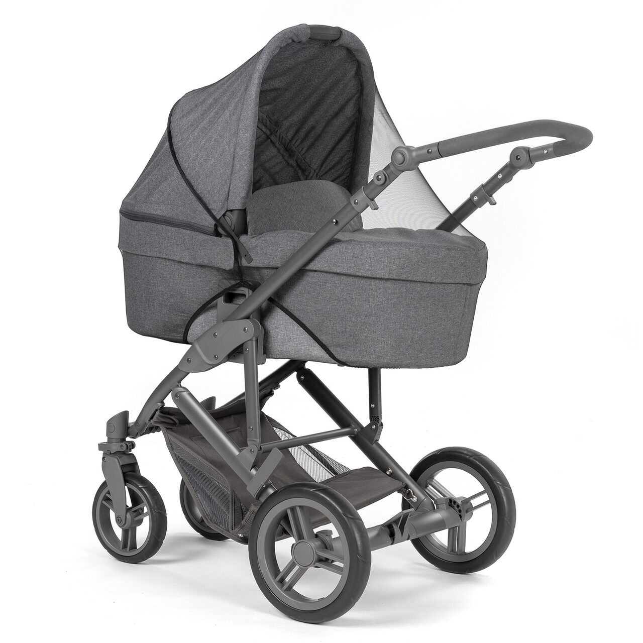 Plasă anti-insecte pentru cărucior bebe Reer BiteSafe, universală, neagră