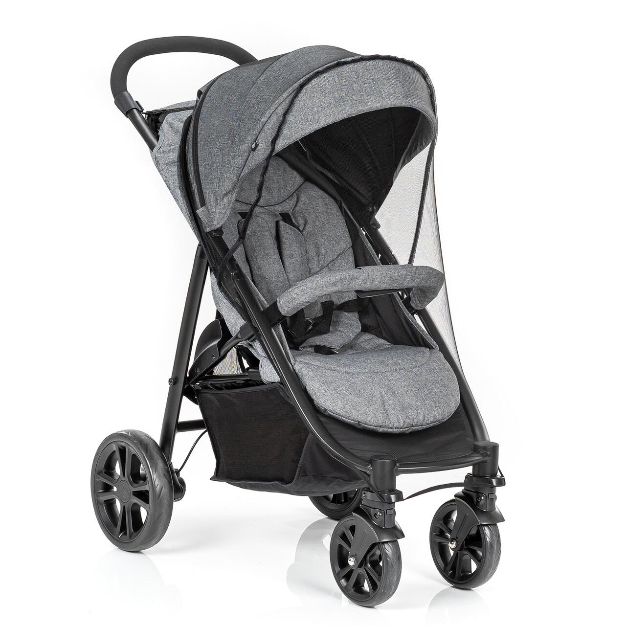 Plasă anti-insecte pentru cărucior bebe Reer BiteSafe, universală, neagră