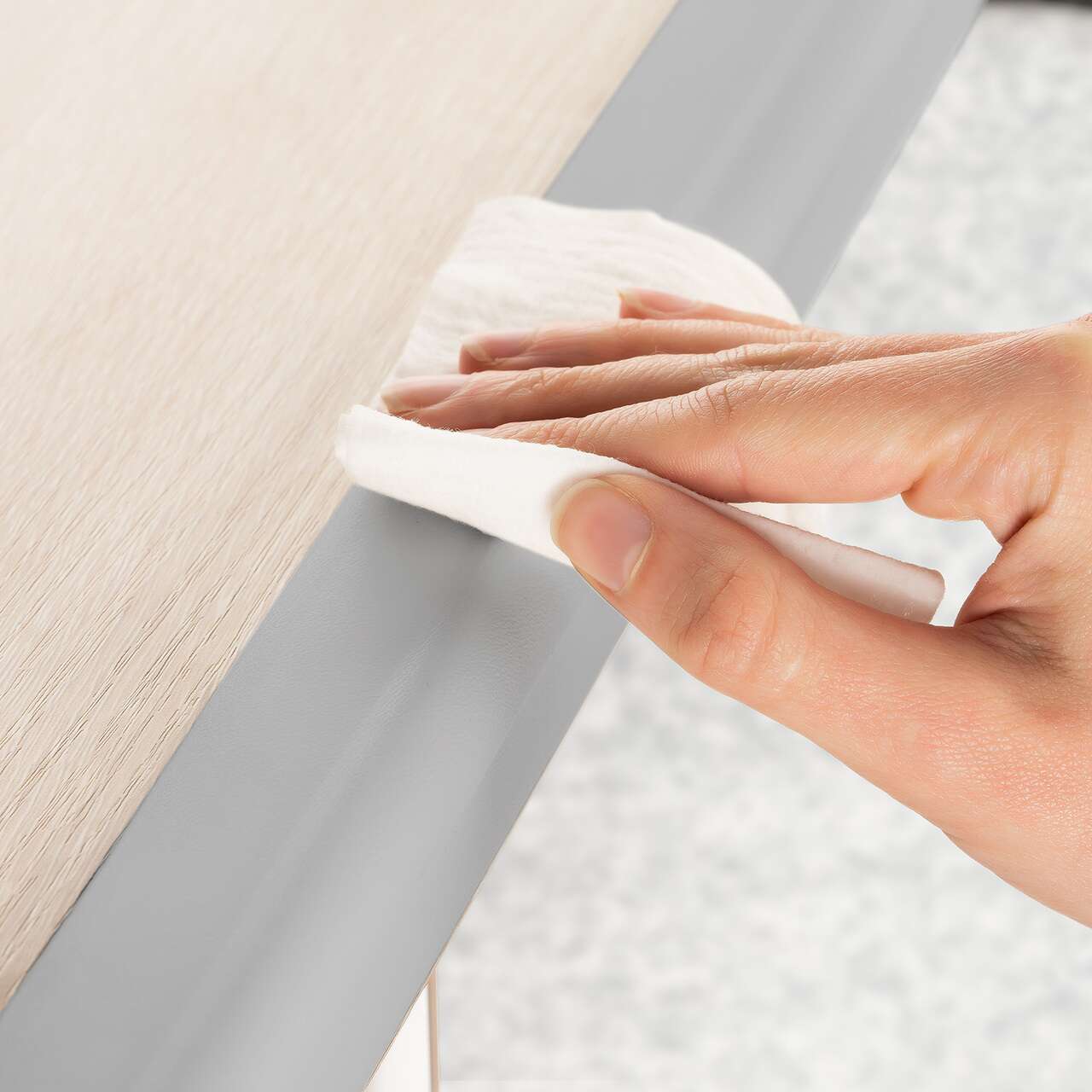 Set 2 benzi protectie muchii si colturi din spuma poliuretan, gri, 2 x 1 m, Reer