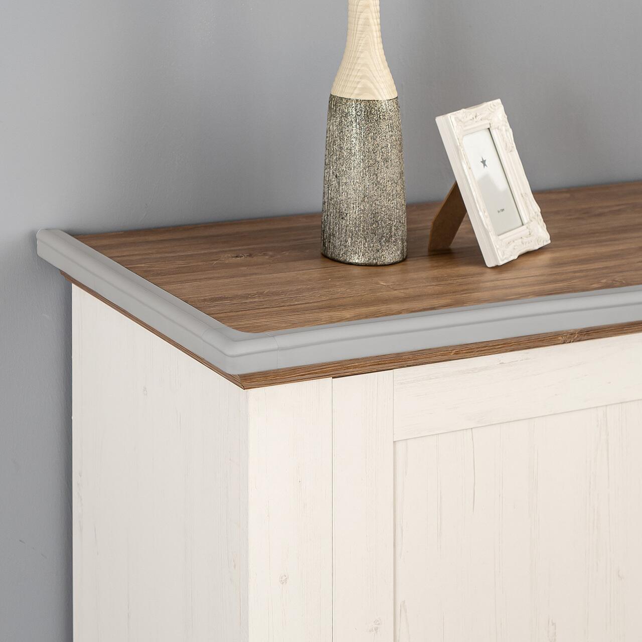 Set 4 protectii pentru colturi copii din spuma, gri, cu banda 3M Reer