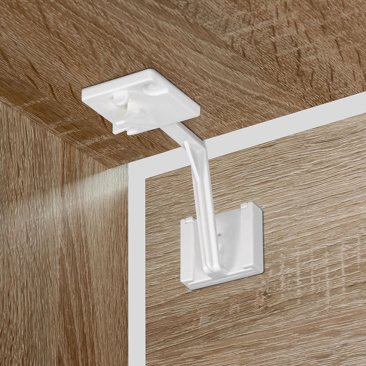 Sigurante copii pentru sertare si usi de dulap, 3 buc, albe, Reer