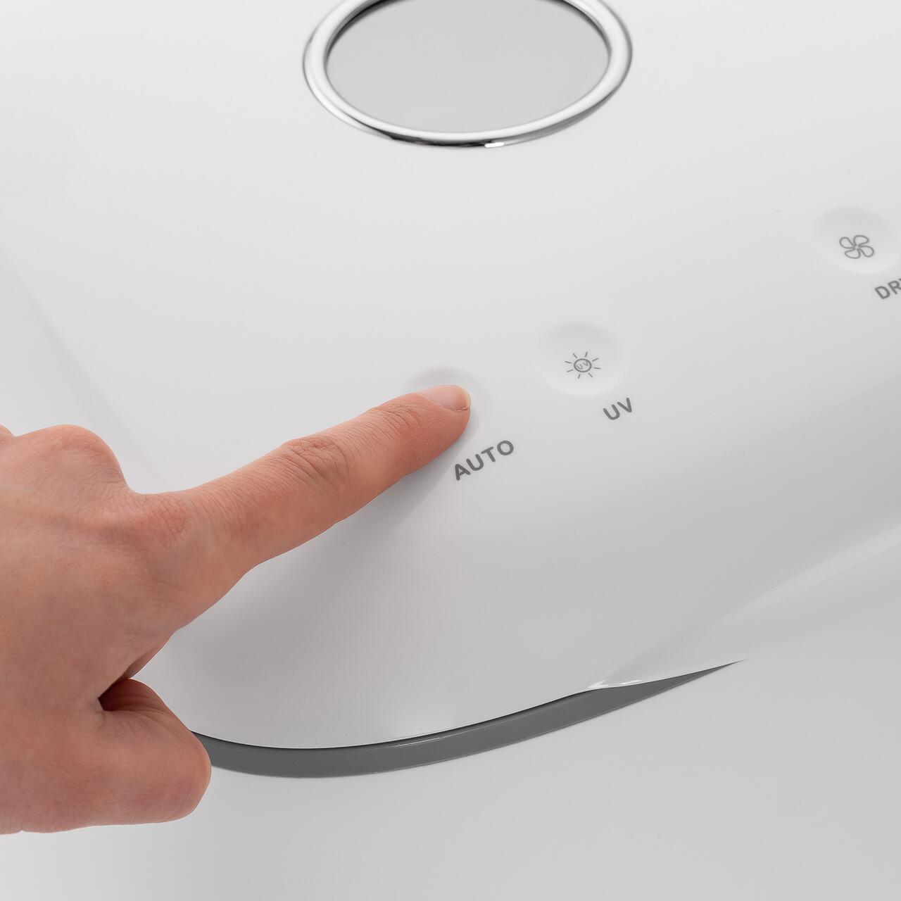 Sterilizator UV pentru biberoane, cu functie de uscare, pana la 12 biberoane, Reer 36120