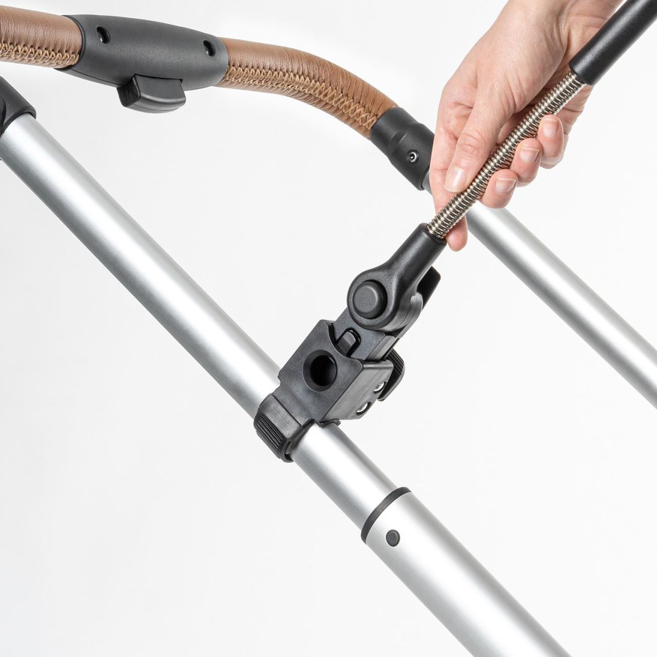 Umbreluta de soare ajustabila pentru carucior, UV 50+, menta, Reer