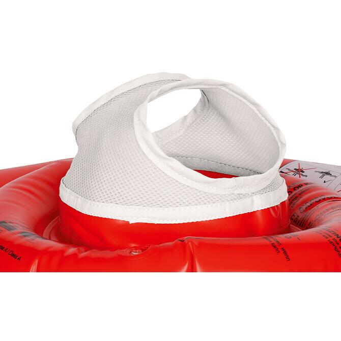 Colac scaun gonflabil de inot pentru bebelusi, pana la 11 kg (6-12 luni), rosu, Reer MySwimBuddy Swim Seat, 66014