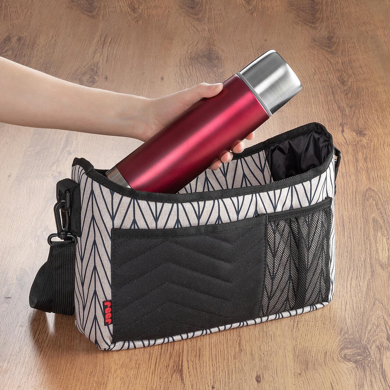 Sticlă termos din oțel inoxidabil vidat Reer ColourCup 450 ml, roșu