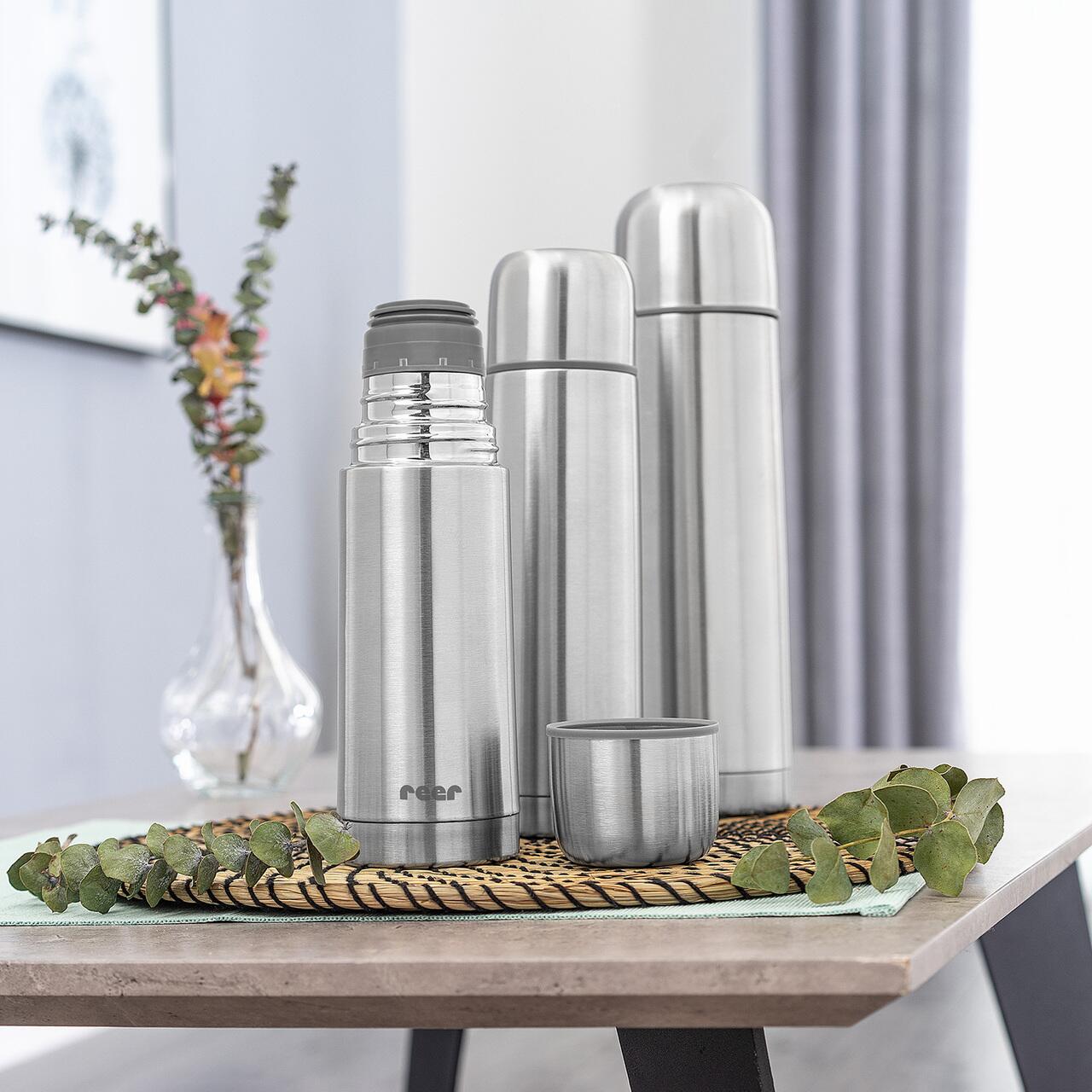 Sticla termos din otel inoxidabil vidat, 300 ml, Reer Pure