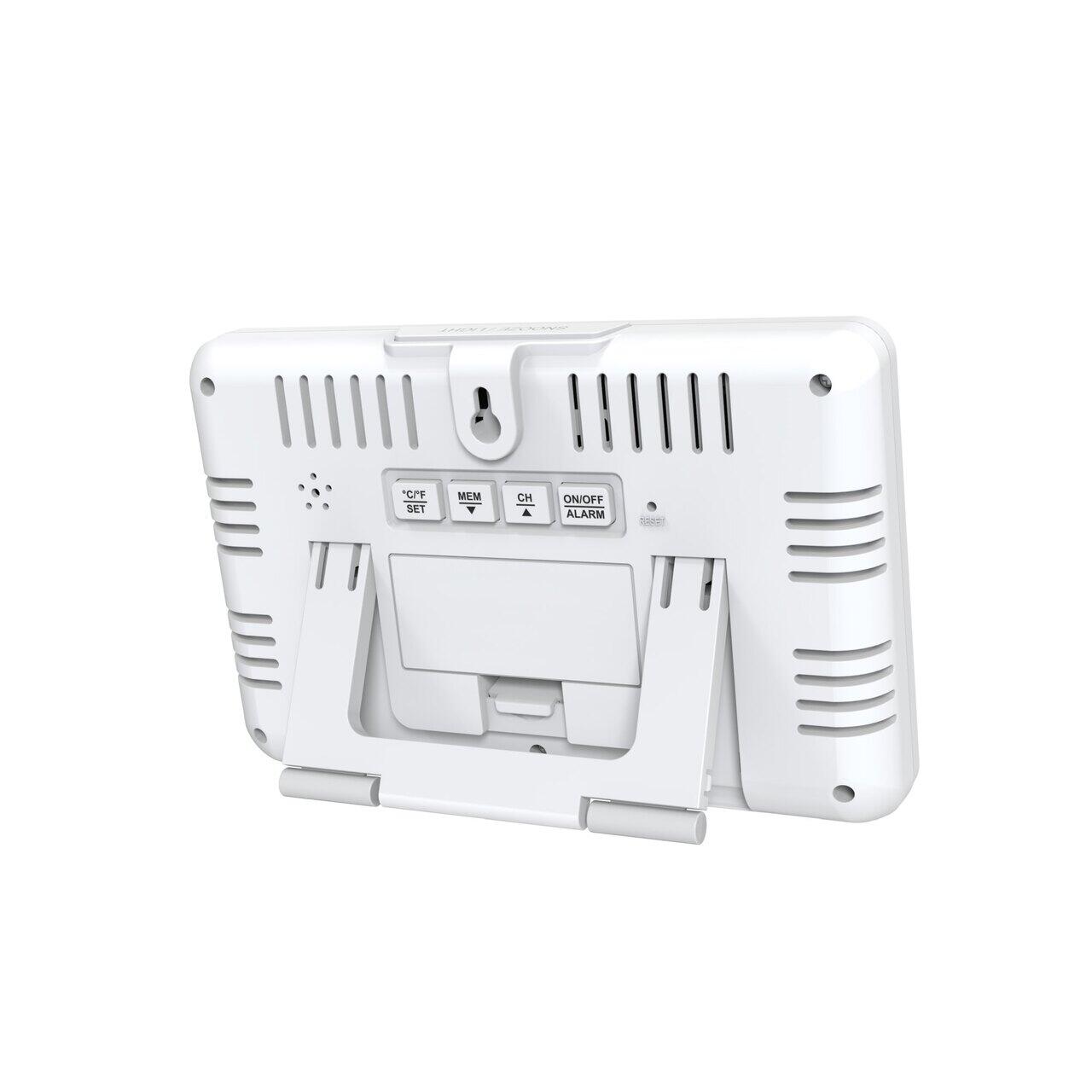 Termometru si higrometru digital de camera, cu senzori wireless pentru exterior si pentru apa din piscina, lumina de fundal, Airbi POOL BI1021