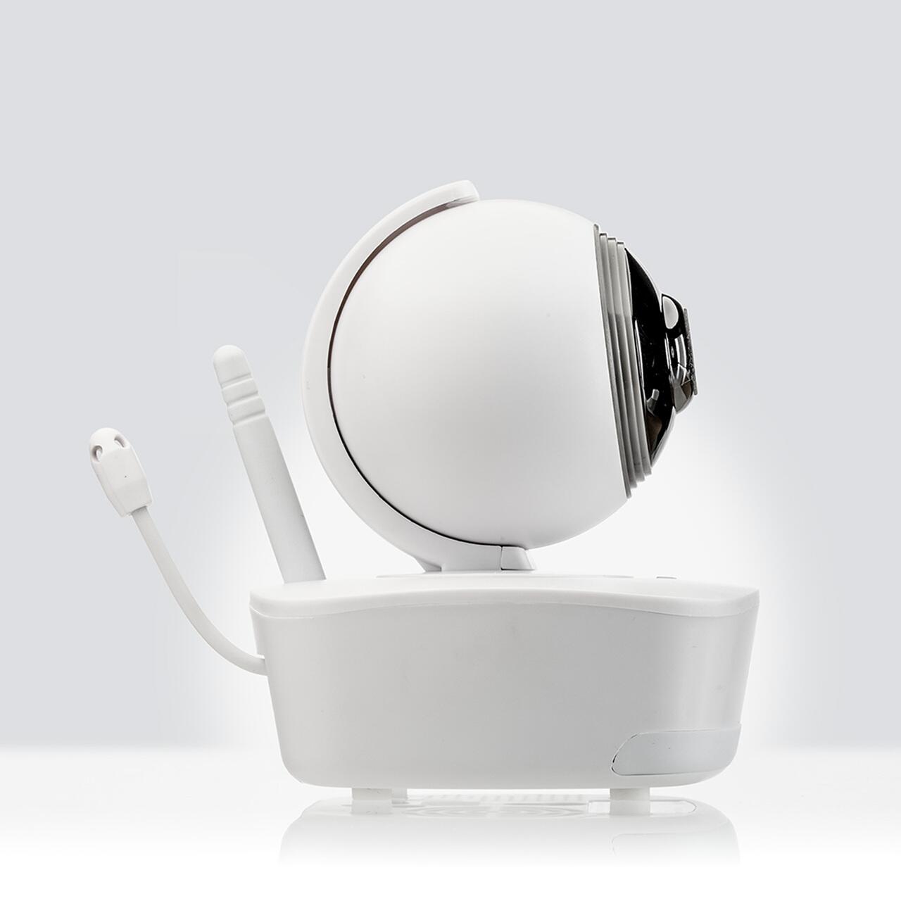 Video monitor digital pentru bebelusi cu camera rotativa si urmarire inteligenta a miscarii, REER BabyCam XL 80440