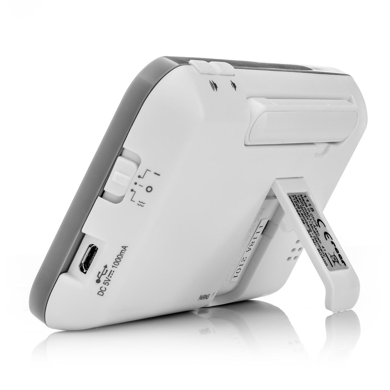 Video monitor digital pentru bebelusi cu camera rotativa si urmarire inteligenta a miscarii, REER BabyCam XL 80440