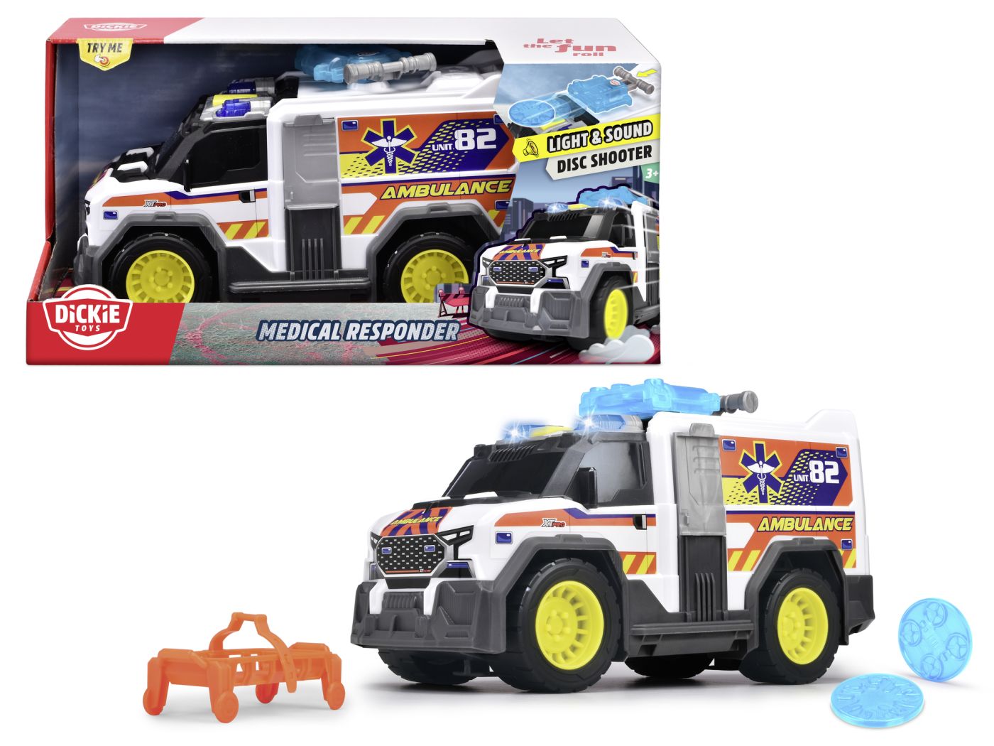 DICKIE AMBULANTA CU SUNETE SI LUMINI