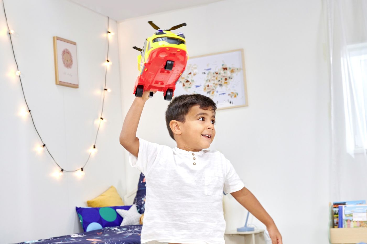 DICKIE ELICOPTER DE SALVARE CU SUNETE SI LUMINI 30CM