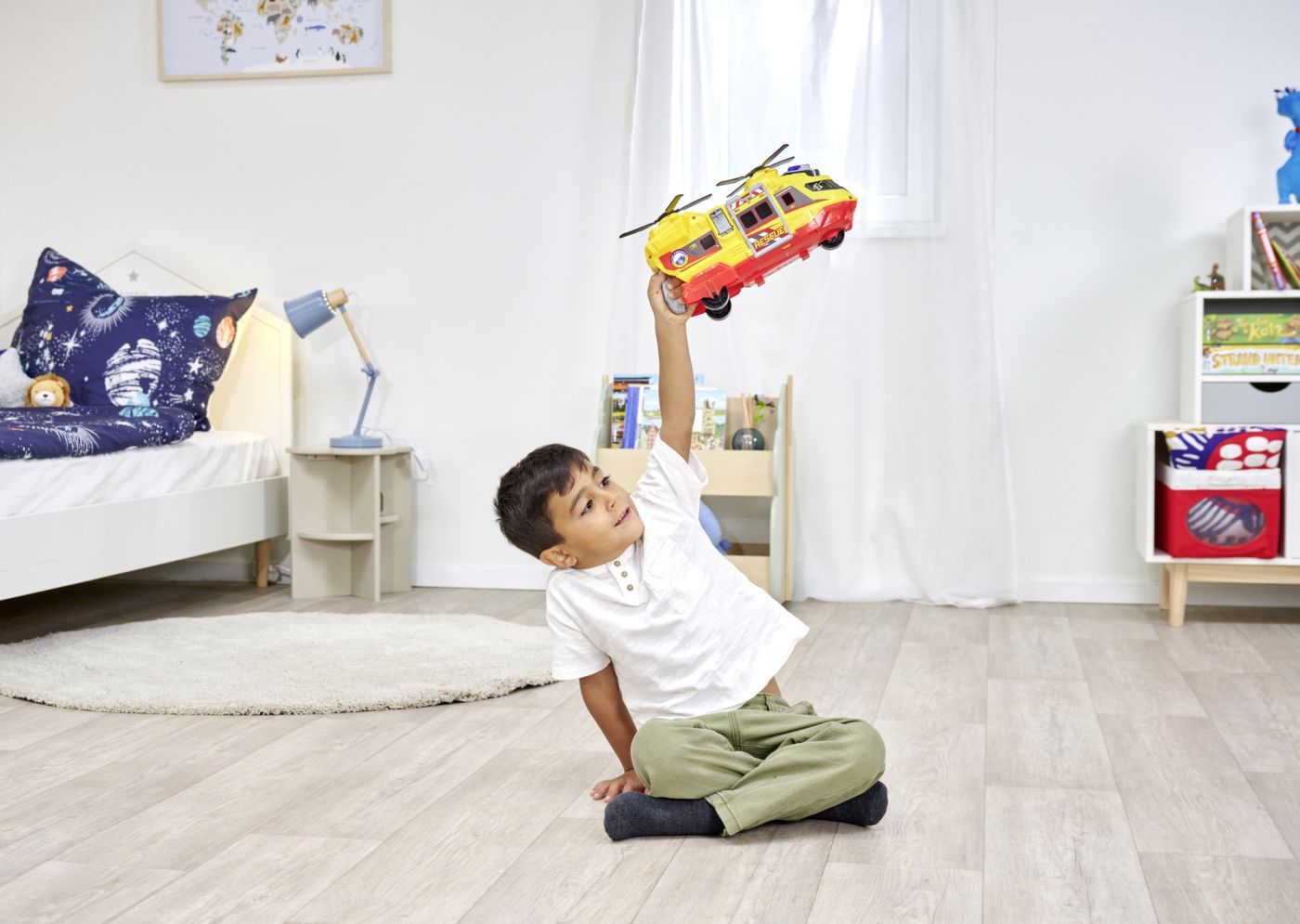 DICKIE ELICOPTER DE SALVARE CU SUNETE SI LUMINI 30CM