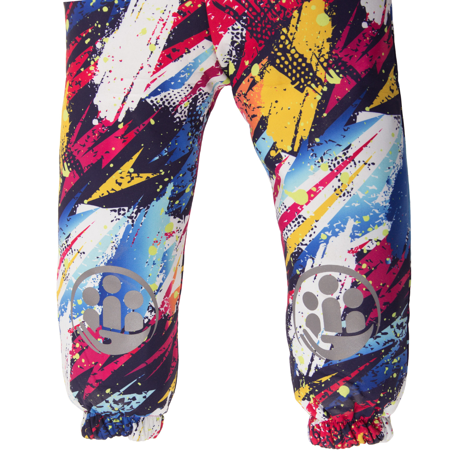 Salopeta impermeabila pentru copii Kidscare, cu protectie la vant si apa cu imprimeu Graffiti - marime 86