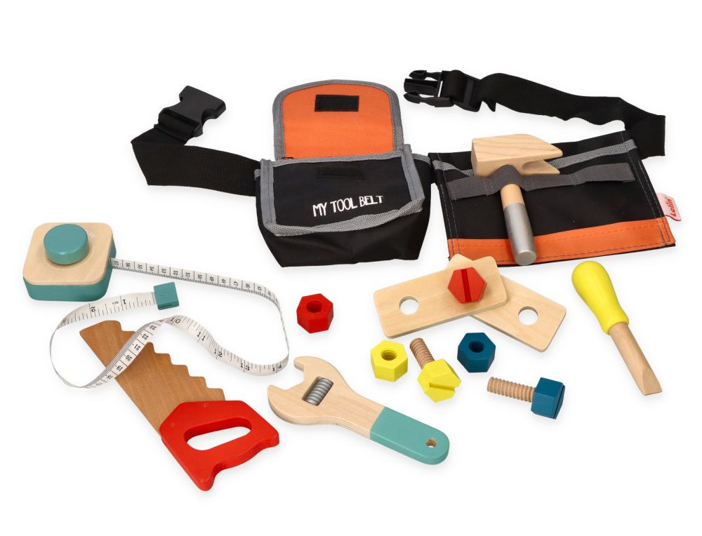 Centura scule din lemn pentru copii Lelin L10362