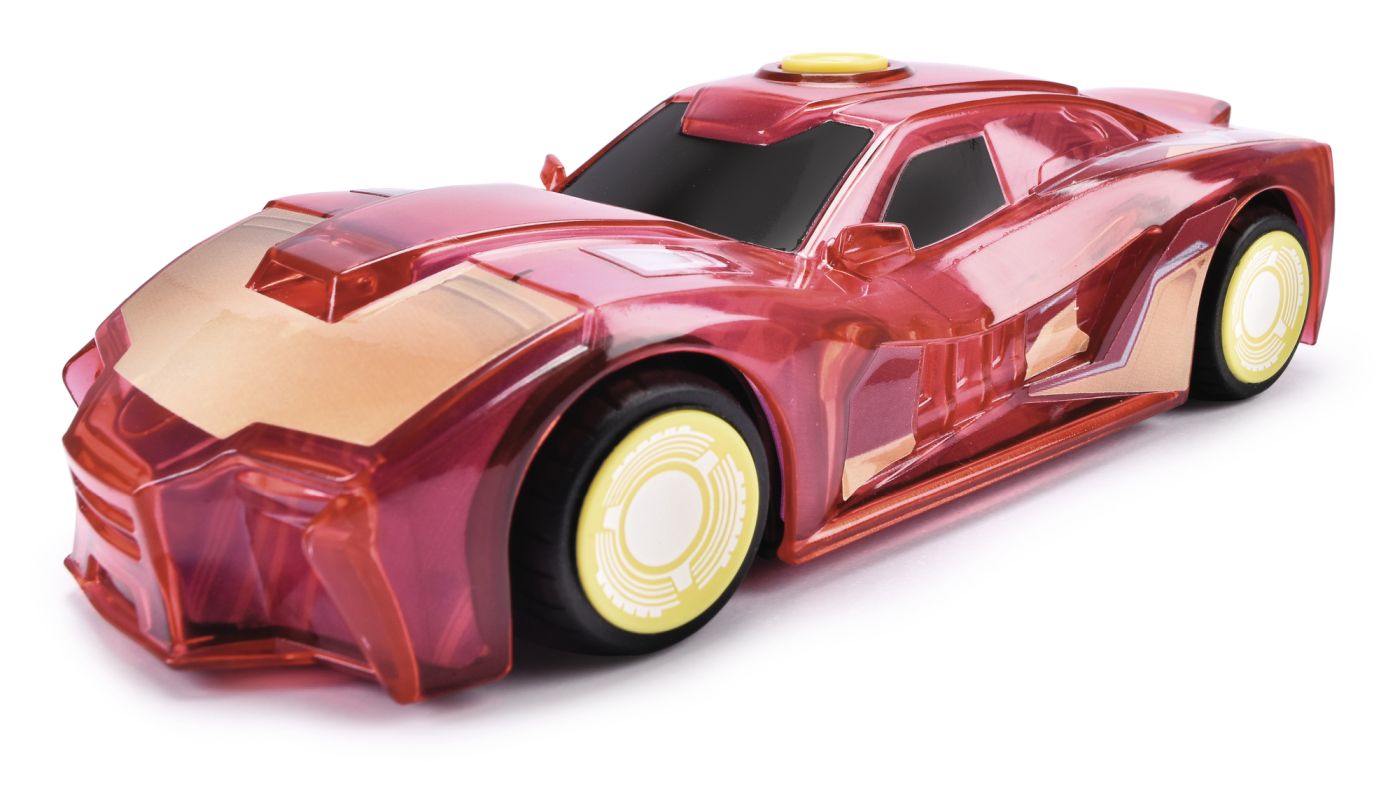 JADA MARVEL MASINUTA LIGHT HERO IRON MAN CU SUNETE SI LUMINI SCARA 1:32