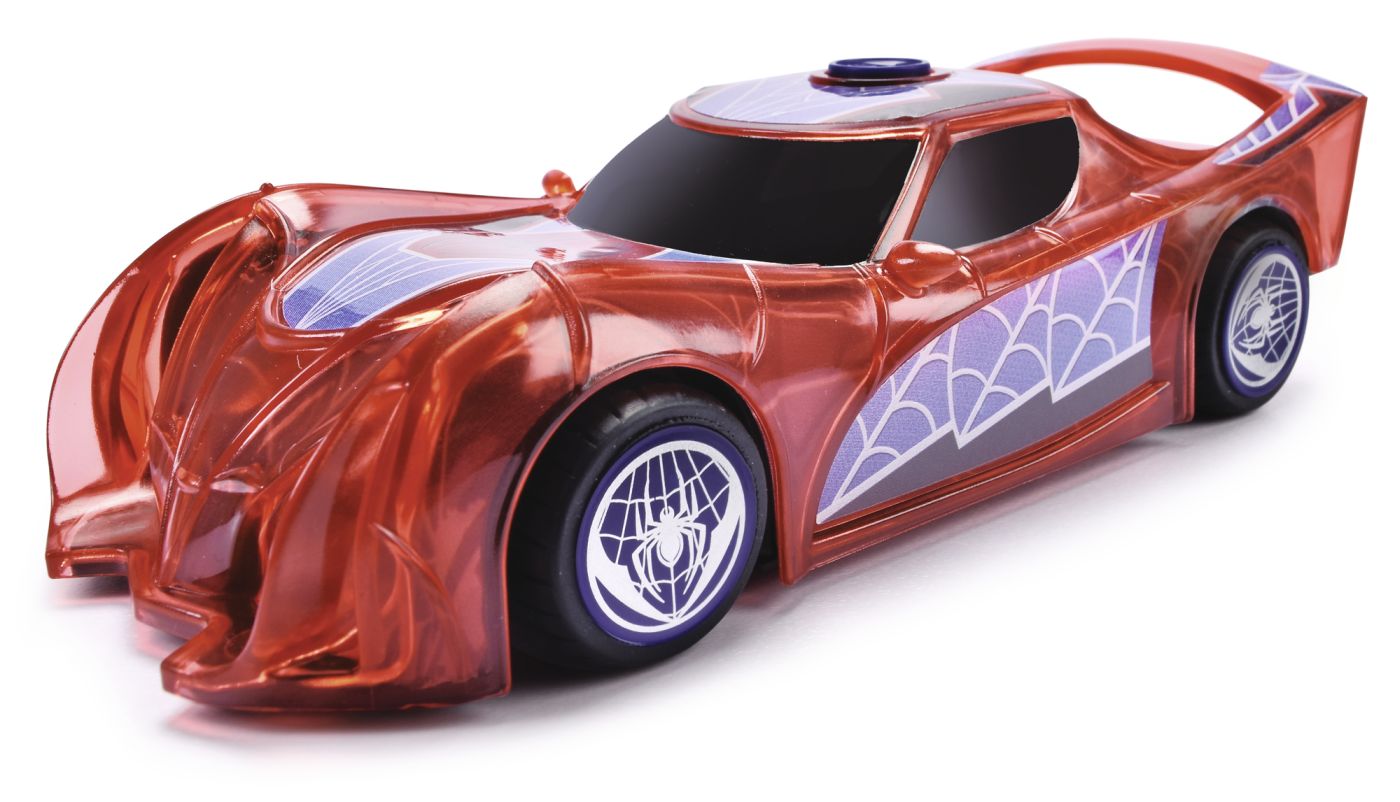 JADA MARVEL MASINUTA LIGHT HERO SPIDER MAN CU SUNETE SI LUMINI SCARA 1:32