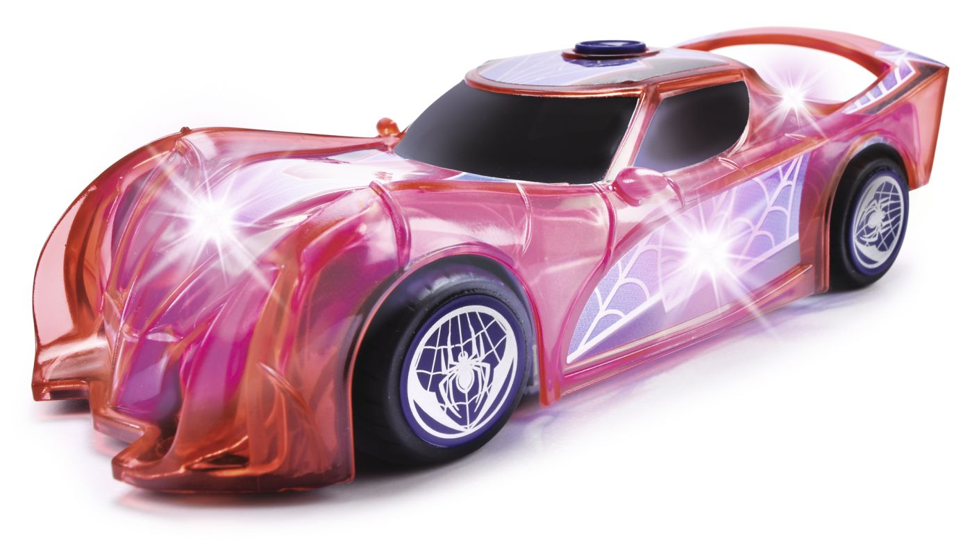 JADA MARVEL MASINUTA LIGHT HERO SPIDER MAN CU SUNETE SI LUMINI SCARA 1:32