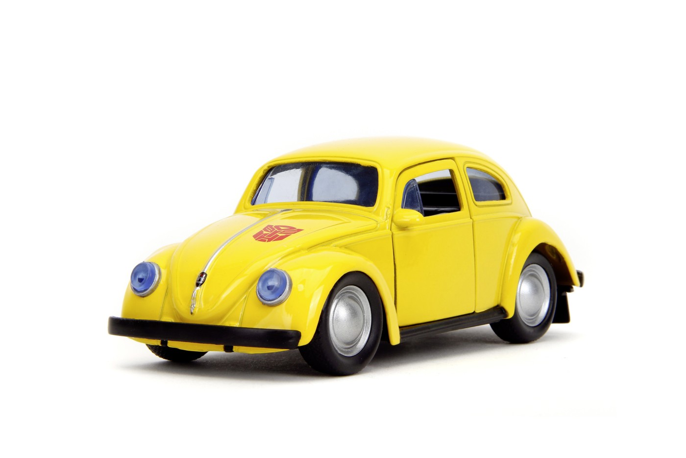 JADA TRANSFORMERS MASINUTA METALICA BUMBLEBEE VOLKSWAGEN BEETLE SCARA 1:32
