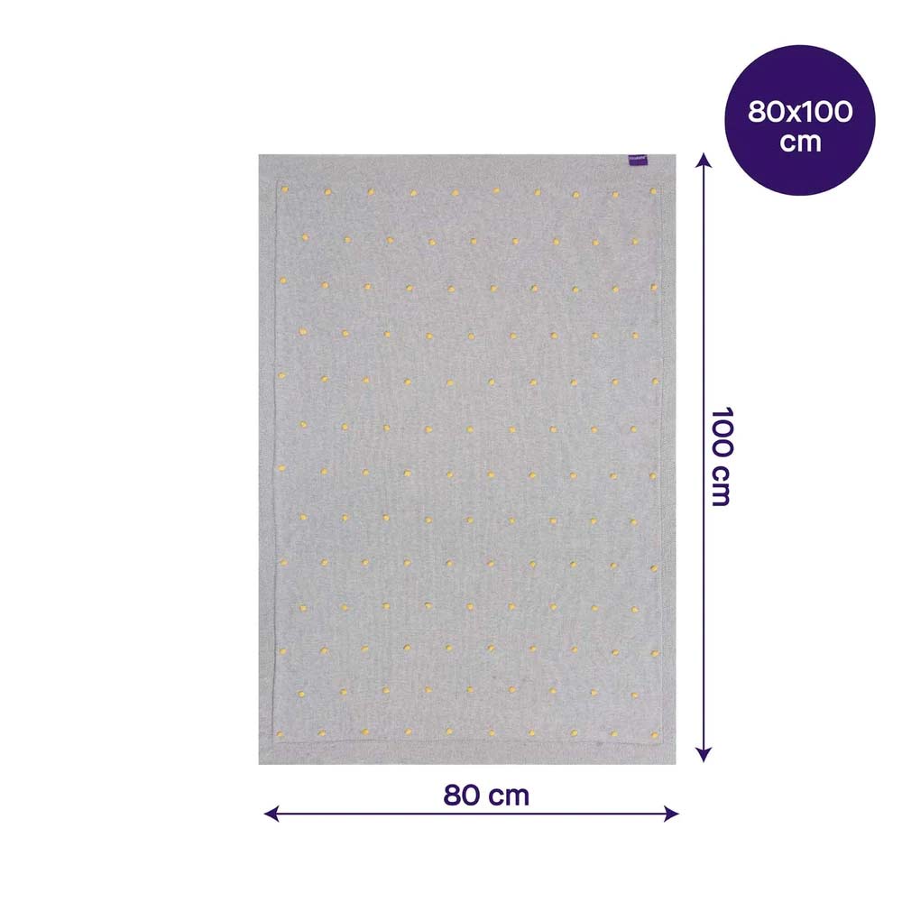 Păturică pentru bebeluși din bumbac organic 80x100 cm Clevamama