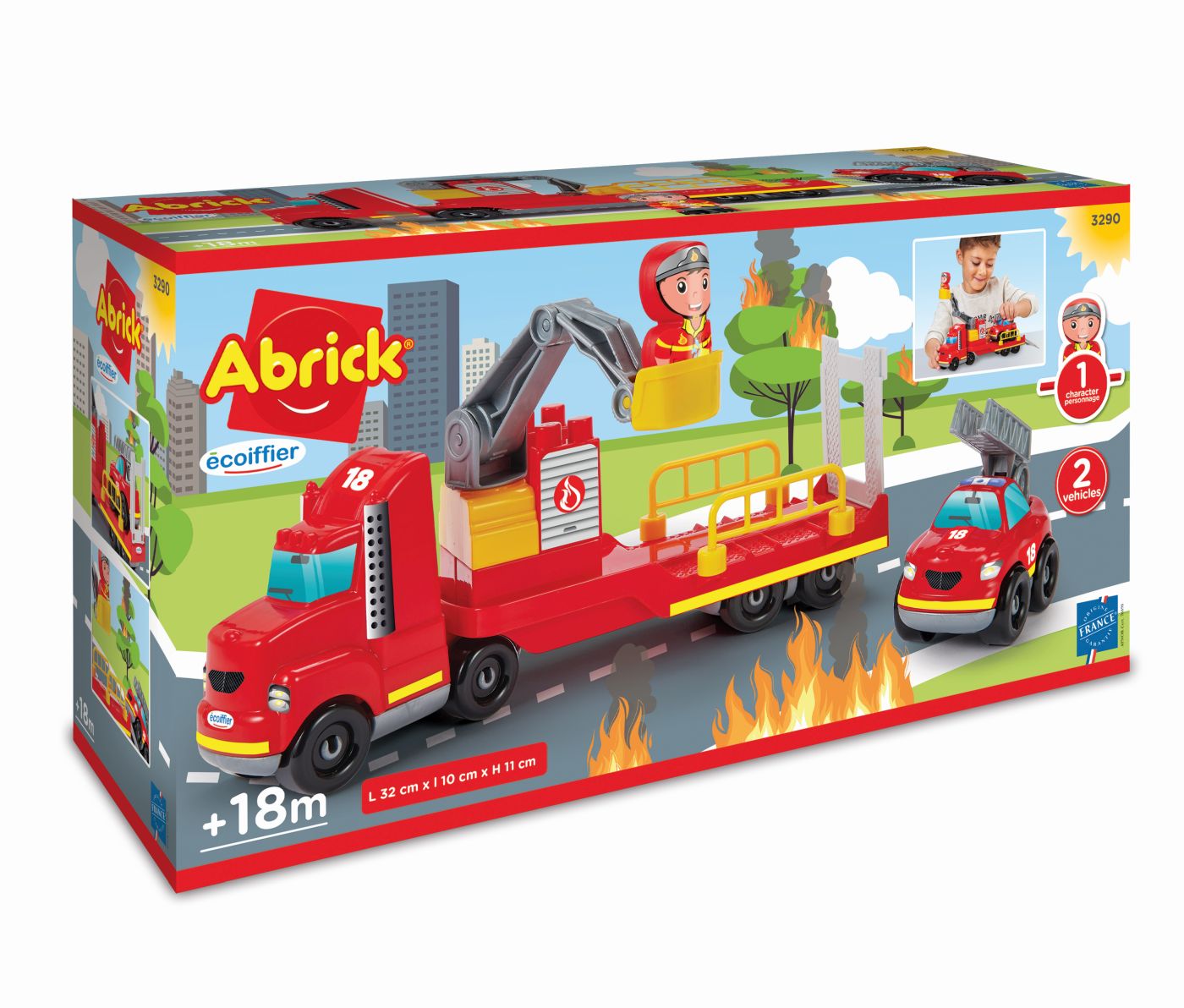 ECOIFFIER ABRICK CAMION DE POMPIERI