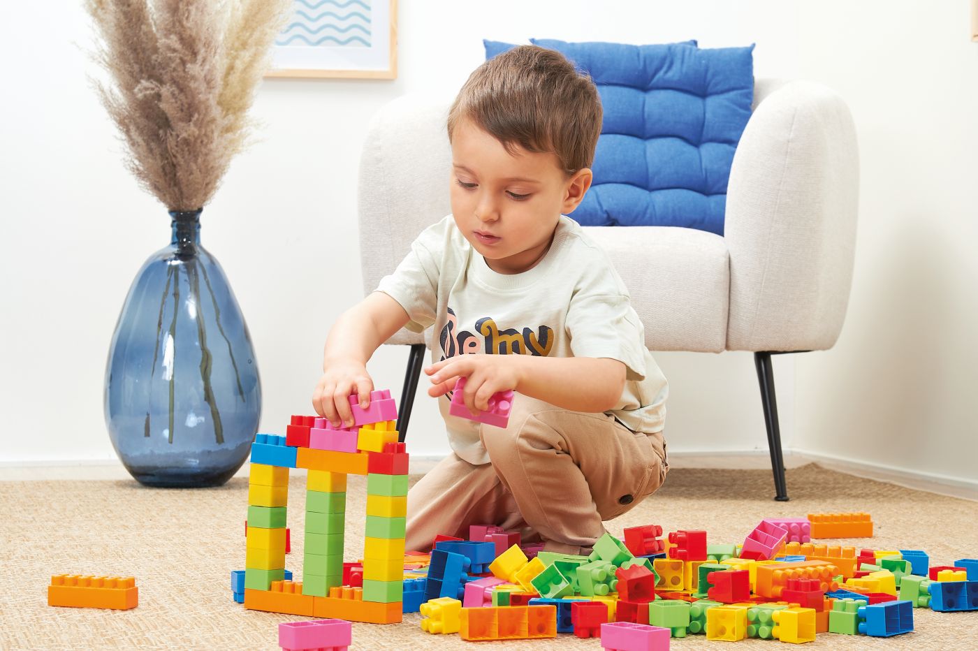 ECOIFFIER ABRICK SET DE CONSTRUIT MULTICOLOR 50 PIESE