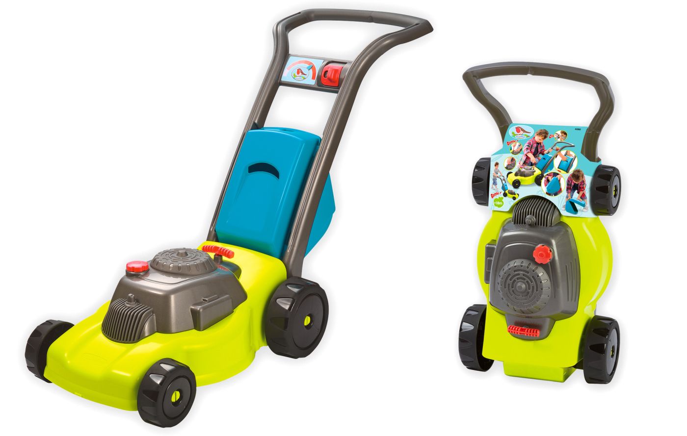 Masina de tuns iarba Ecoiffier pentru copii, cu cos detasabil