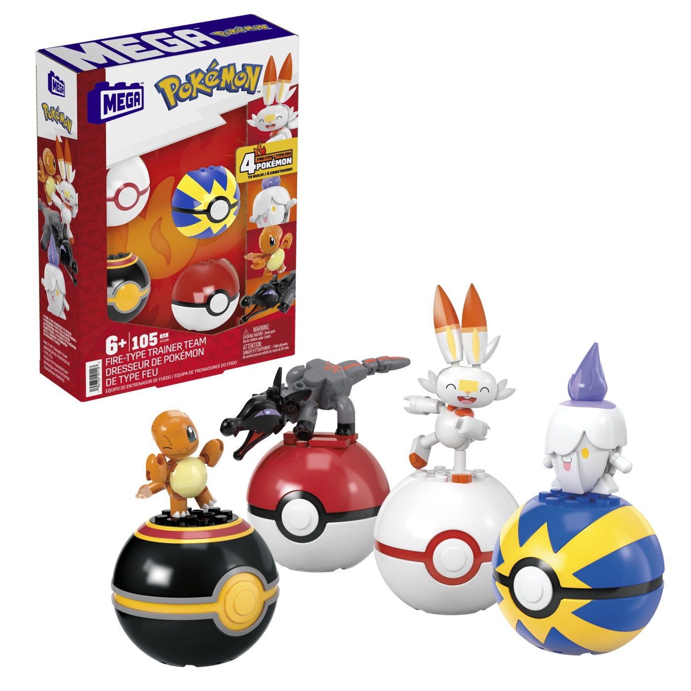 POKEMON MEGA SET 4 BILE ECHIPA DE FOC