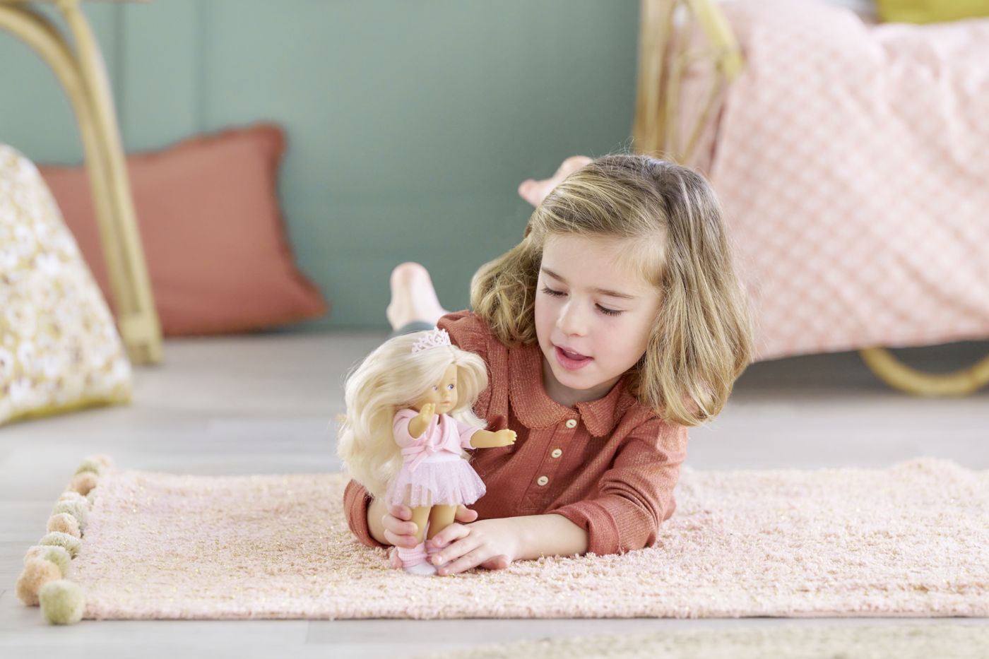 COROLLE LTC SET PAPUSA ROSY BALERINA CU ACCESORII 20CM