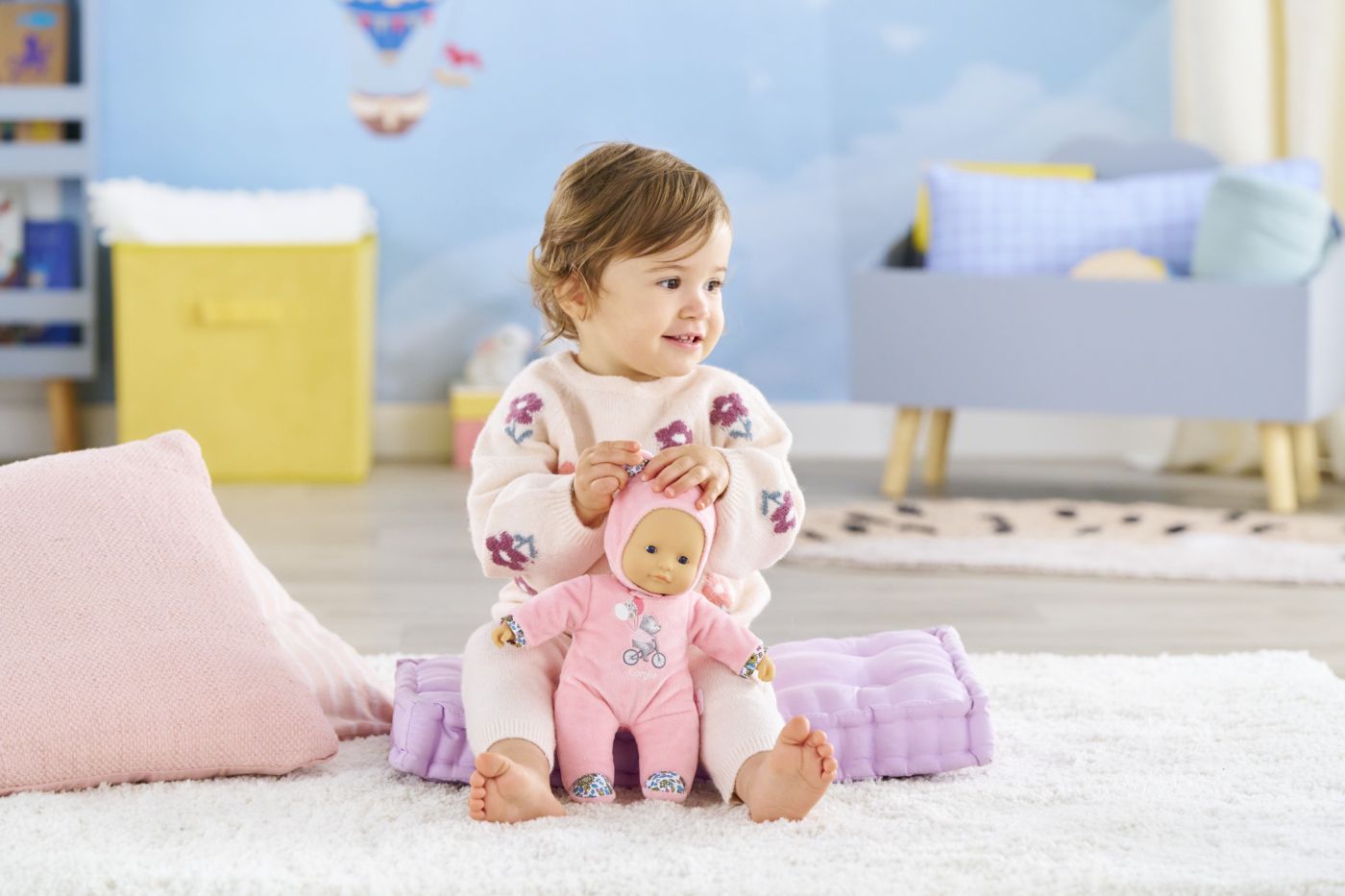 COROLLE MDC BEBELUS SWEET HEART URSULET ROZ 30CM