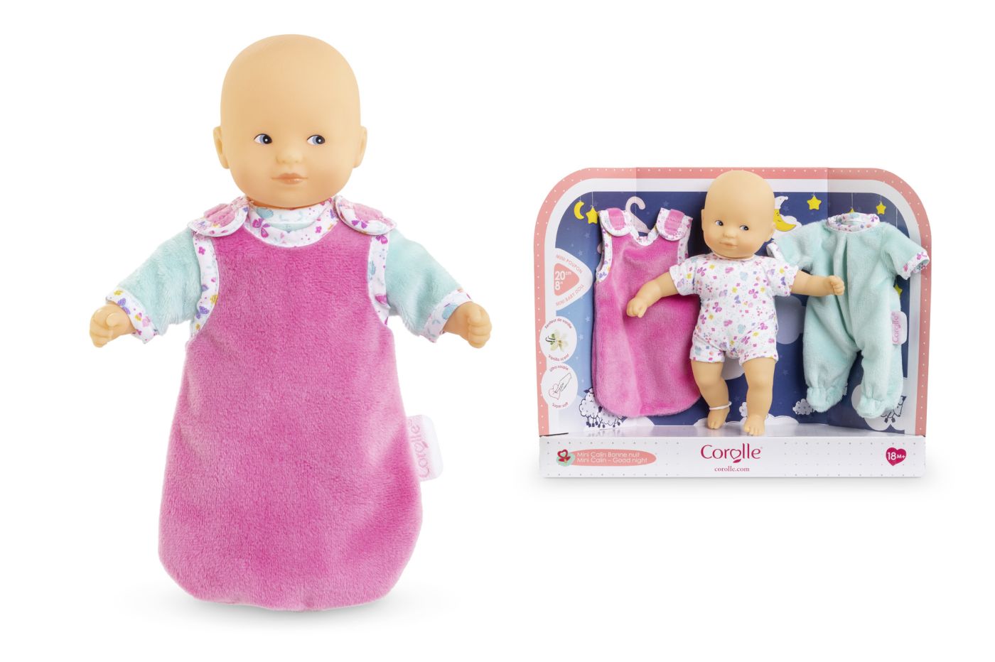 COROLLE MPP SET BEBELUSUL CALIN NOAPTE BUNA ALB 20CM