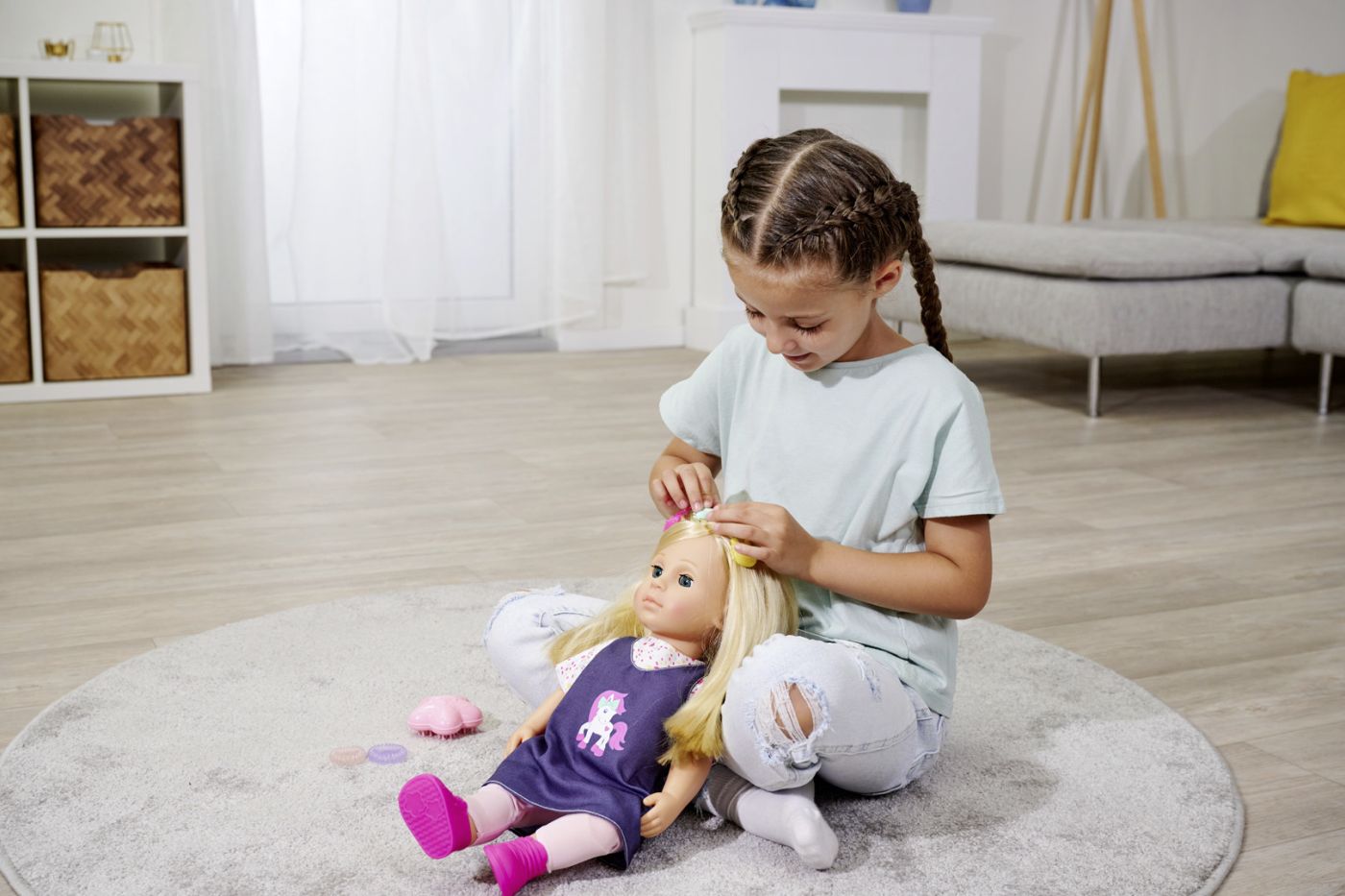 PAPUSA MY LOVE INTERACTIVA CU ACCESORII 43CM