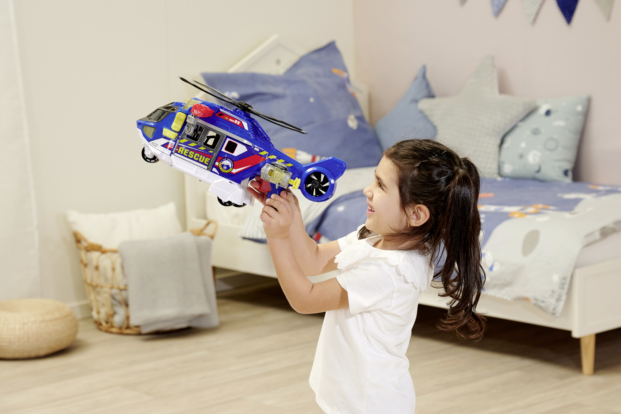 DICKIE TOYS ELICOPTER CU LUMINI SI SUNETE 39CM