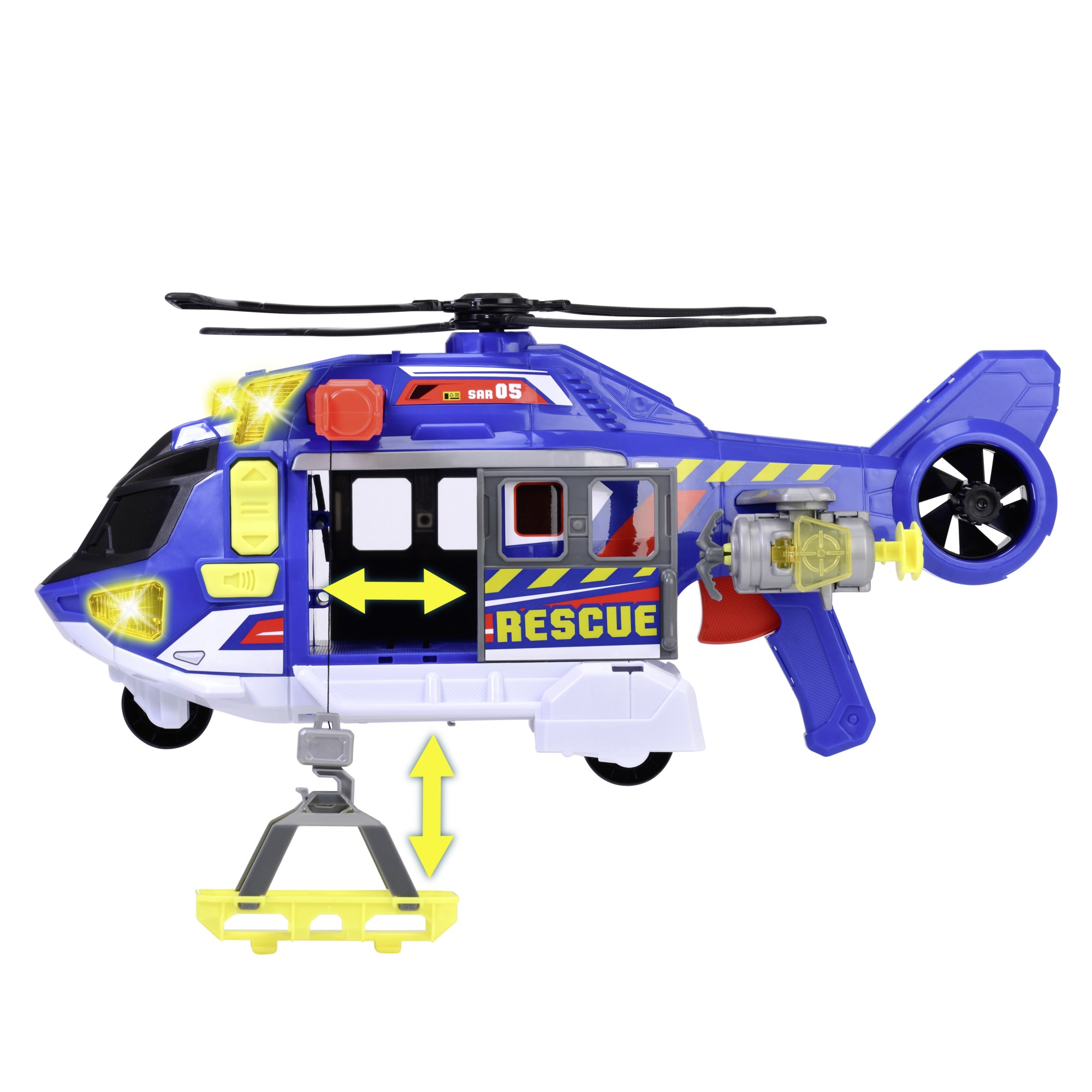 DICKIE TOYS ELICOPTER CU LUMINI SI SUNETE 39CM