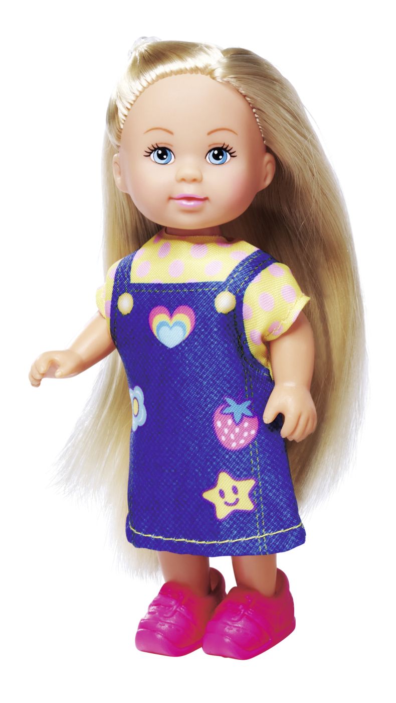 Papusa Evi Love Fashion Set cu accesorii si 3 tinute, 12 cm