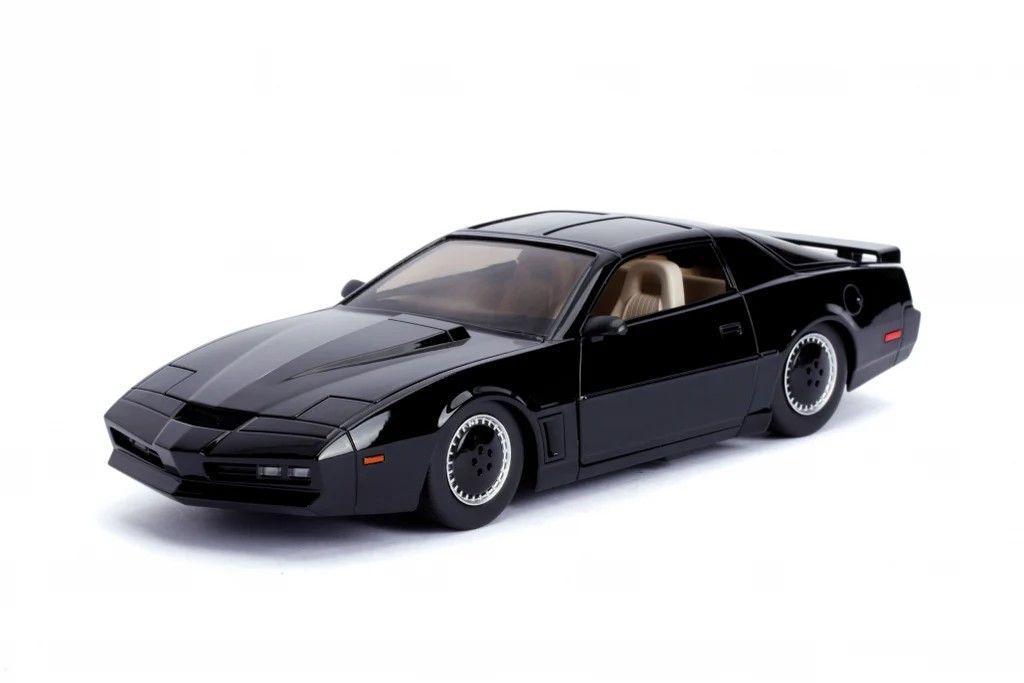 Masinuta metalica KITT Knight Rider Jada Hollywood Rides, scara 1:24