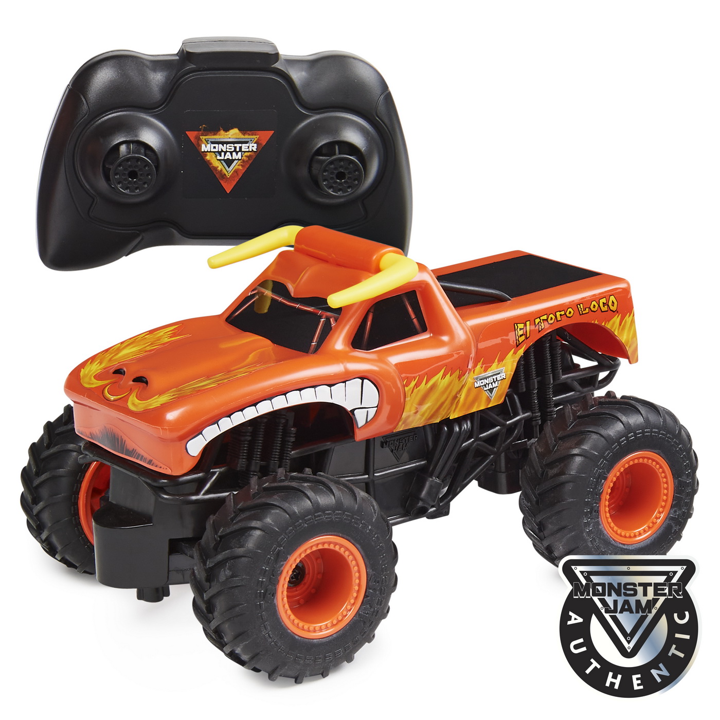 MONSTER JAM RC MASINUTA EL TORO LOCO SCARA 1:24