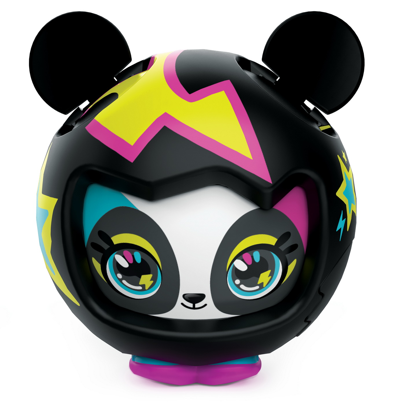 Figurina Zoobles Z-Girlz Panda transformabila cu Happitat, 5+